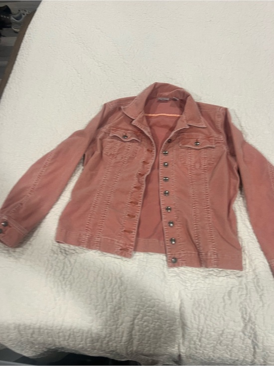 Chico's Jackets & Blazers - Chico's Dusty Rose Corduroy Jacket - Button Front